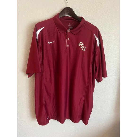 Nike Florida State University‎ Seminoles Polo - Size 3XL - Picture 1 of 3